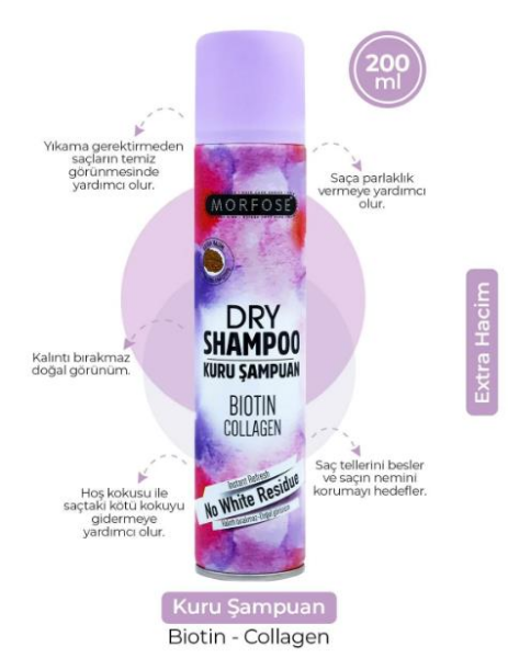 Morfose Kuru Şampuan Ekstra Hacim 200 ml