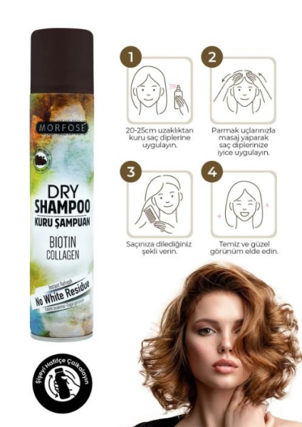 Morfose Kuru Şampuan Kahve Renkli Saçlar 200 ml