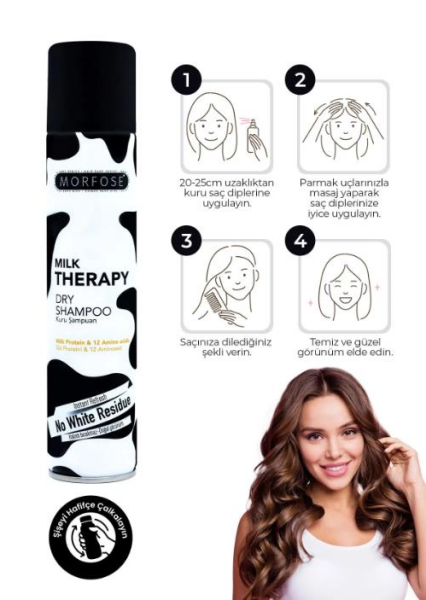 Morfose Kuru Şampuan Milk Therapy 200 ml