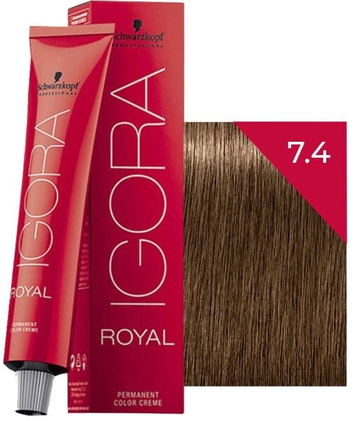 Schwarzkopf Igora Royal Saç Boyası 7.4 Kumral Bej 60 ml