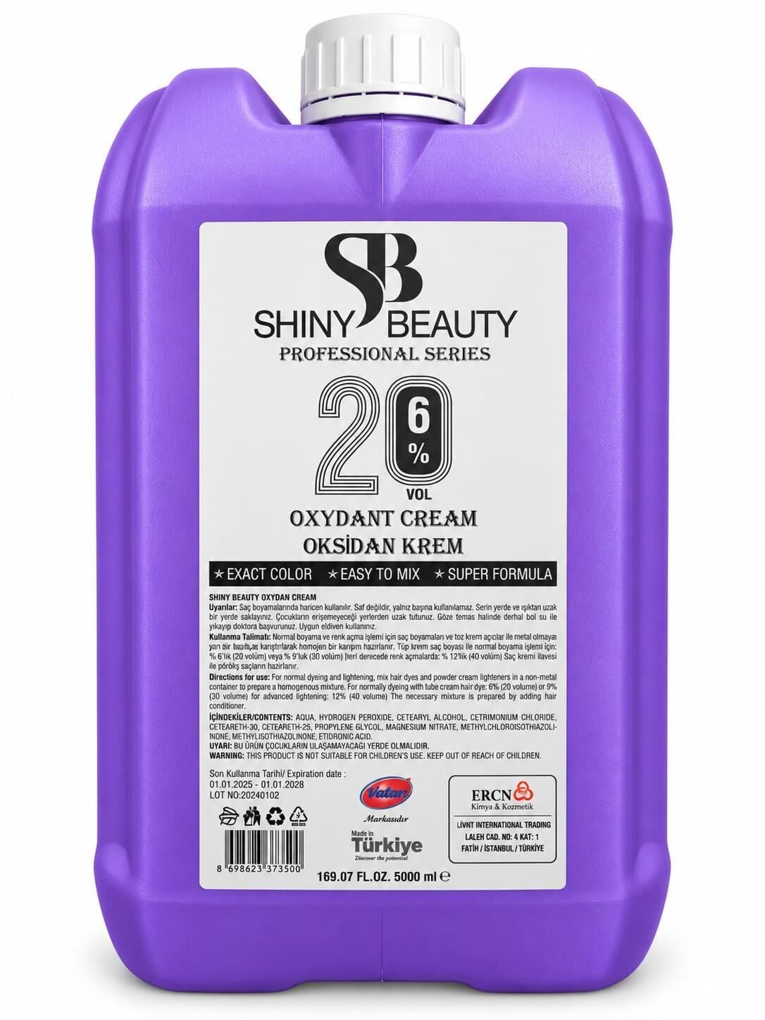 Shiny Beauty Oksidan 20 Volüm 5000 ml
