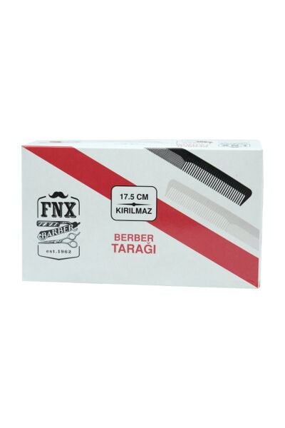 Fonex Kırılmaz Berber Tarak Siyah