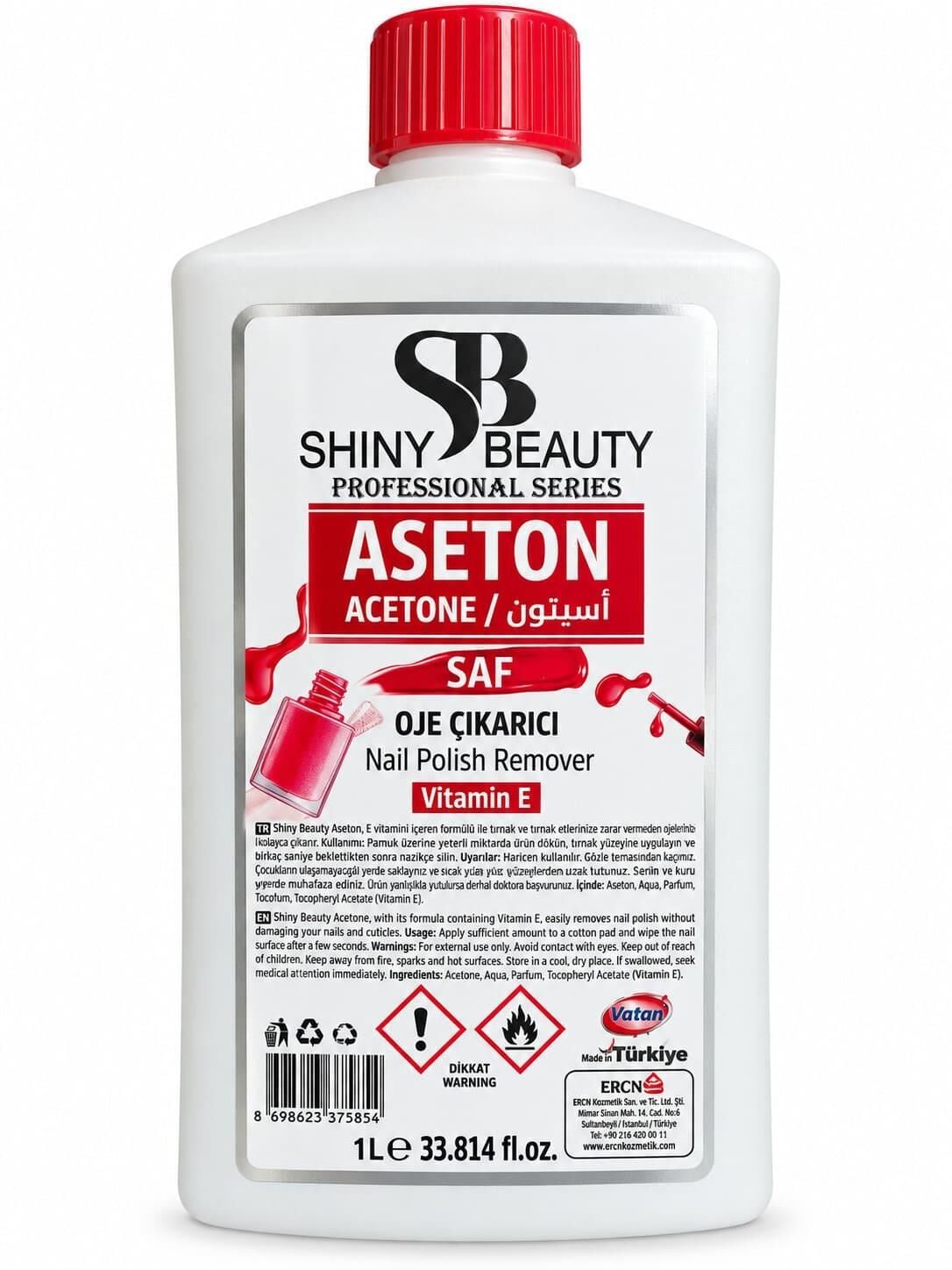 Shiny Beauty Aseton 1000 ml