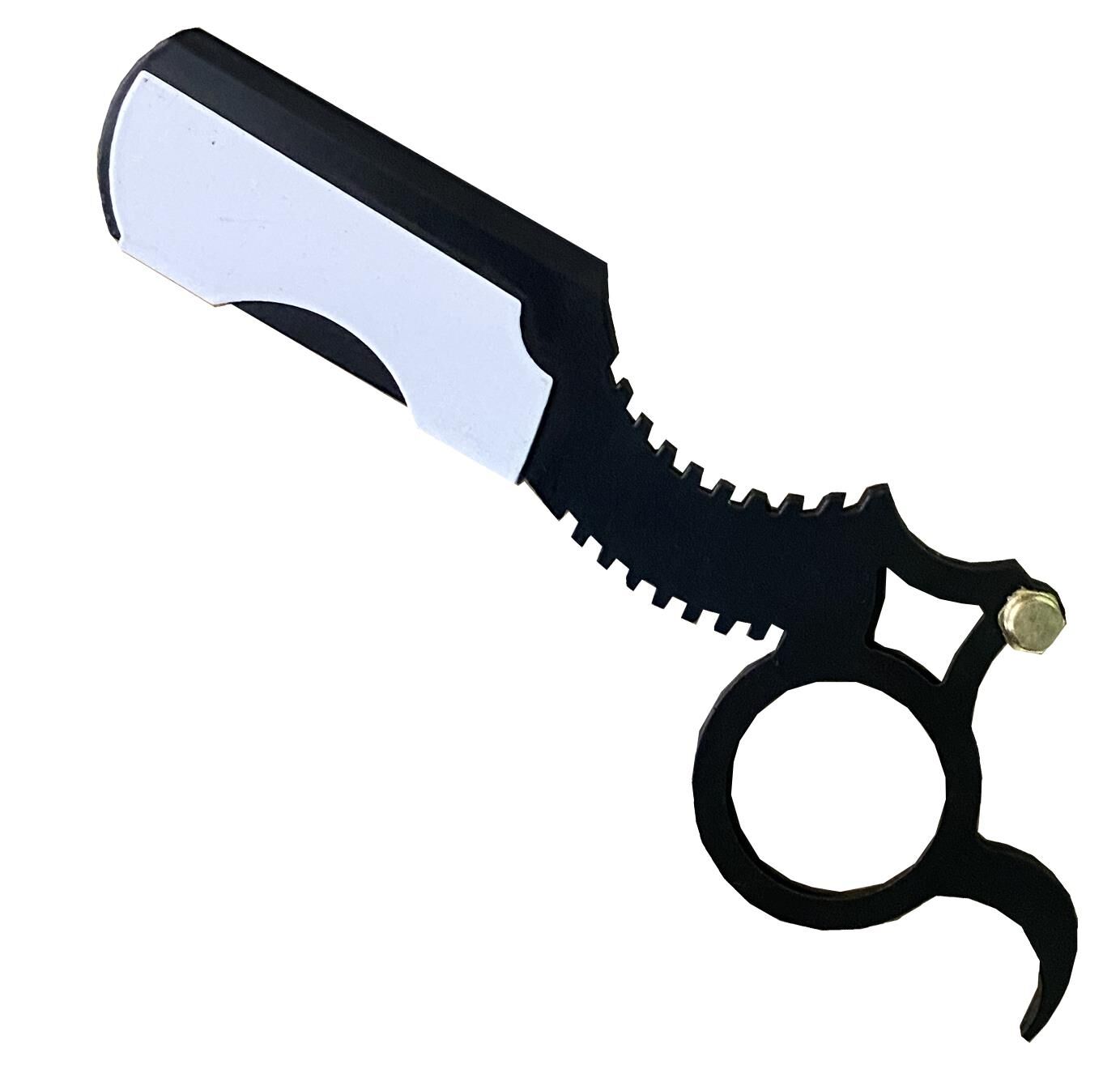 Kioski Profesyonel Jiletli Metal Berber Ustura Paslanmaz Çelik