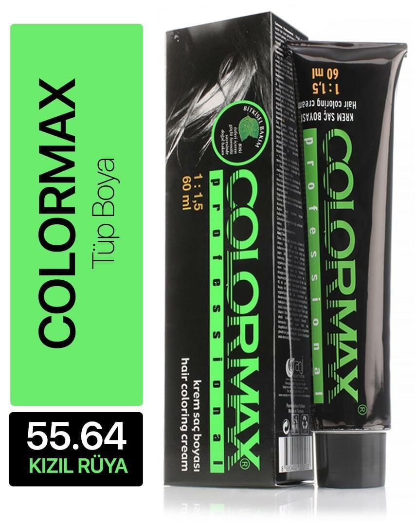 Colormax Tüp Saç Boyası 55.64 Kızıl Rüya 60 ml