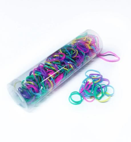 Renkli Örgü Saç Lastiği