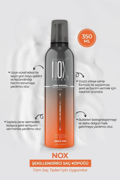 Morfose Nox Saç Köpüğü 350 ml