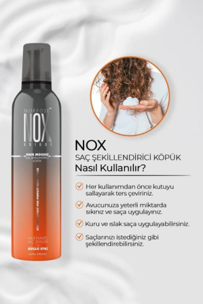 Morfose Nox Saç Köpüğü 350 ml