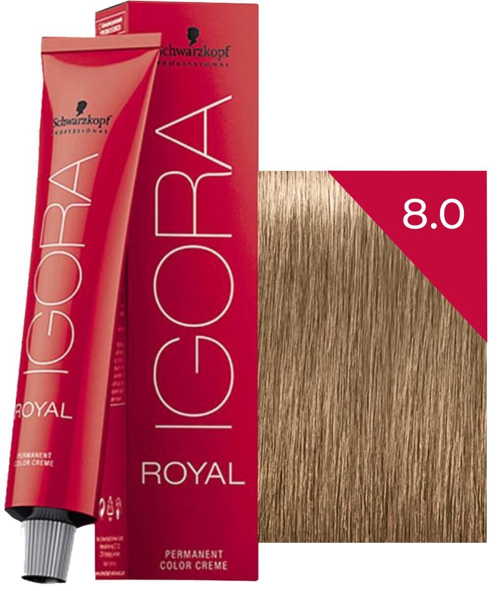 Schwarzkopf Igora Royal Saç Boyası 8.0 Açık Kumral 60 ml
