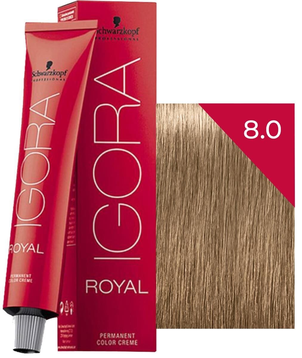 Schwarzkopf Igora Royal Saç Boyası 8.0 Açık Kumral 60 ml
