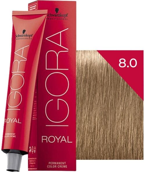 Schwarzkopf Igora Royal Saç Boyası 8.0 Açık Kumral 60 ml