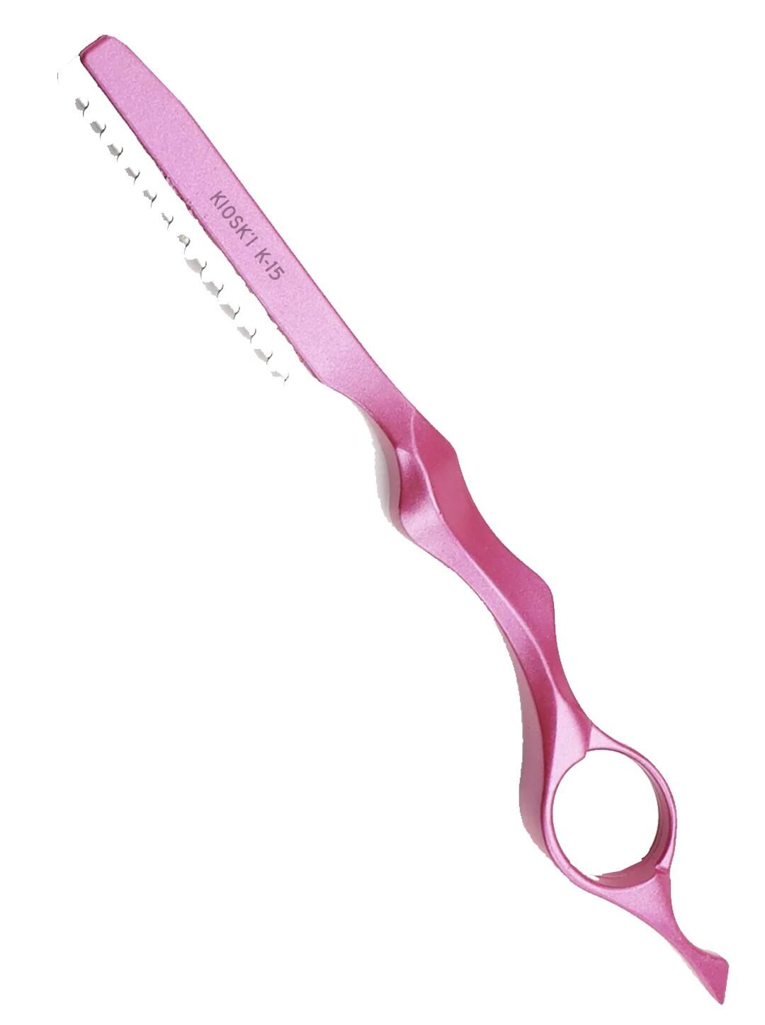 Kioski Profesyonel Saç Usturası K-15 Pembe