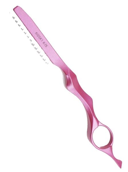 Kioski Profesyonel Saç Usturası K-15 Pembe