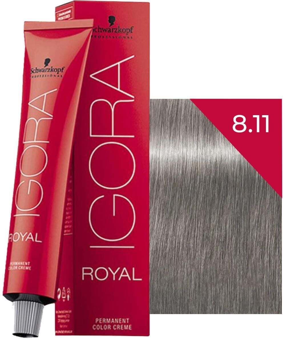 Schwarzkopf Igora Royal Saç Boyası 8.11 Açık Kumral 60 ml