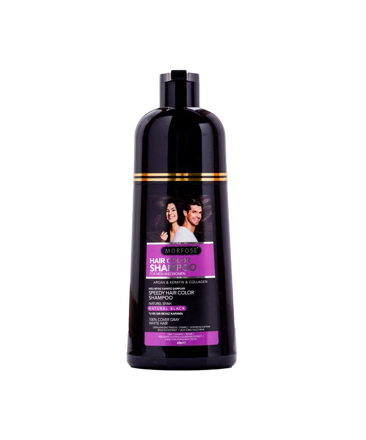 MORFOSE BEYAZ KAPATICI SİYAH ŞAMPUAN 420 ML