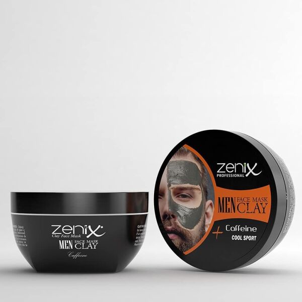 Zenix Men Clay Face Mask Caffeine Kafeinli Kil Maskesi 350 gr