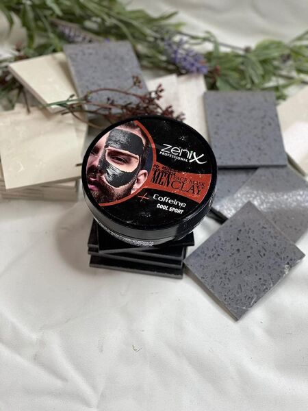 Zenix Men Clay Face Mask Caffeine Kafeinli Kil Maskesi 350 gr