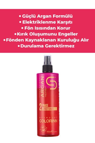 Colorinn Argan İçerikli Çift Fazlı Fön Suyu 400 ml