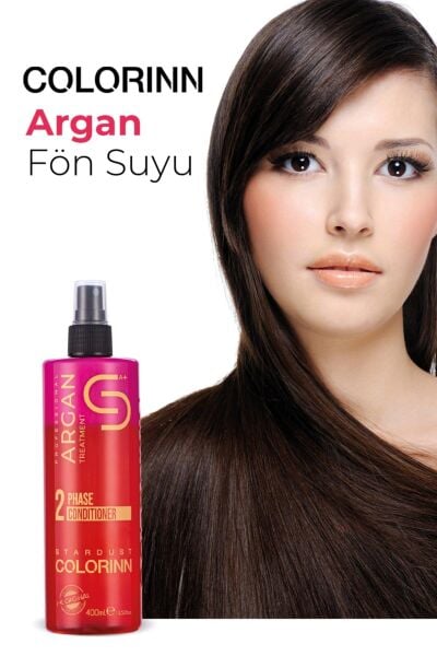 Colorinn Argan İçerikli Çift Fazlı Fön Suyu 400 ml
