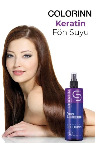 Colorinn Keratin İçerikli Çift Fazlı Fön Suyu 400 ml
