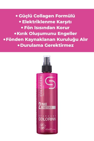 Colorinn Collagen İçerikli Çift Fazlı Fön Suyu 400 ml