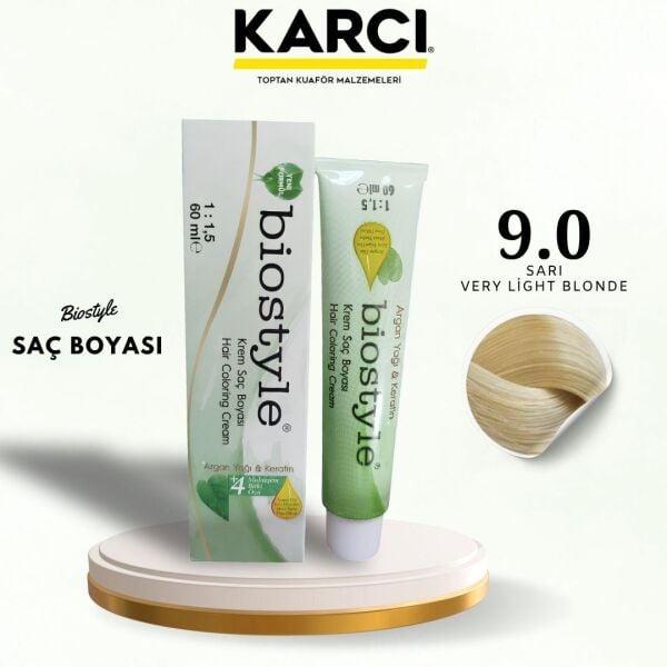 BİOSTYLE TÜP BOYA 9.0 SARI