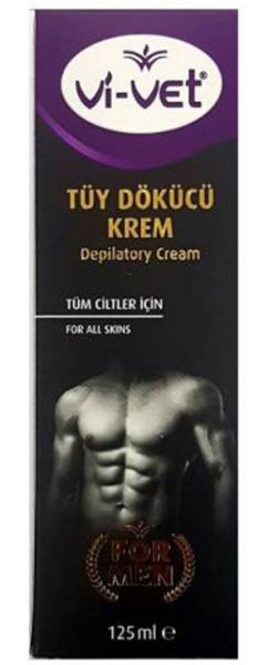 Vivet Erkekler İçin Tüy Dökücü Krem For Men 125 ml