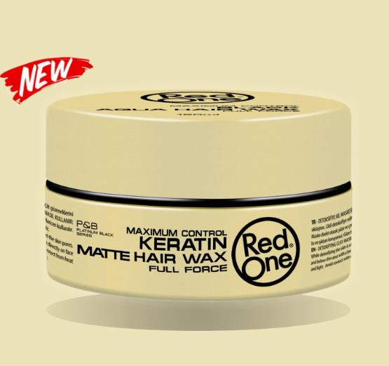 Red One Keratin Matte Hair Saç Wax 150 ml