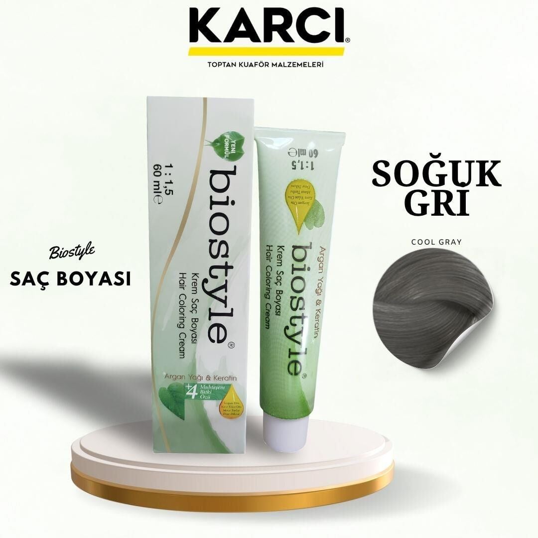 BİOSTYLE TÜP BOYA SOĞUK GRİ