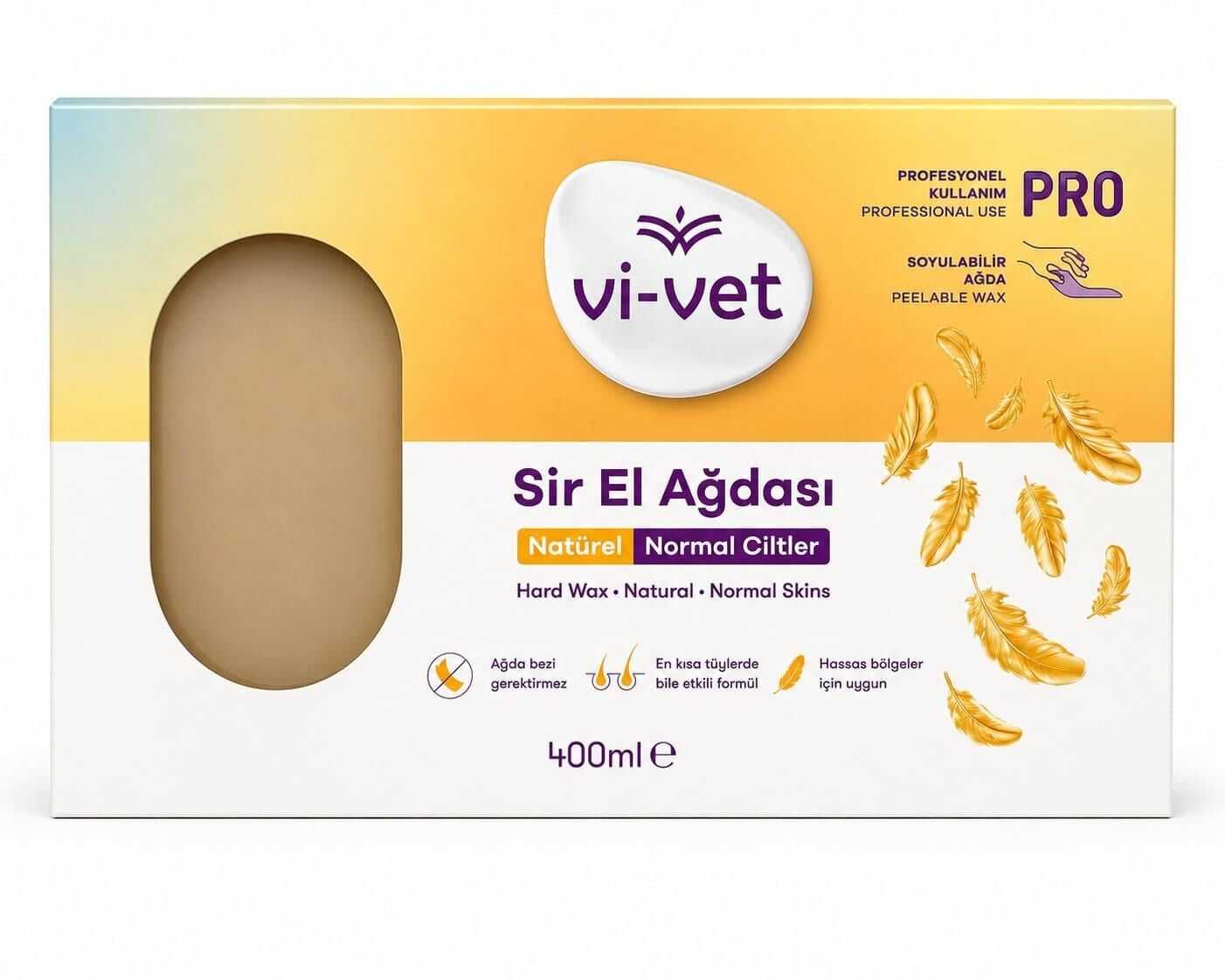 ViVet Sir El Ağdası Kalıp Ağda Naturel 400 ml