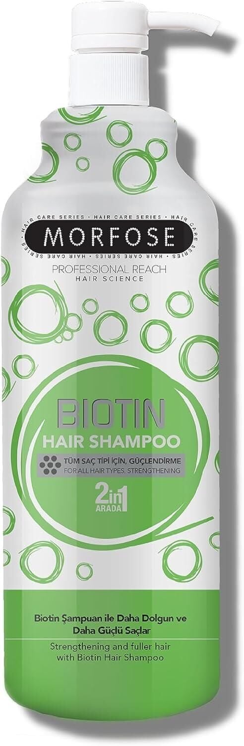 Morfose Biotin Şampuan Yeşil 1000 ml