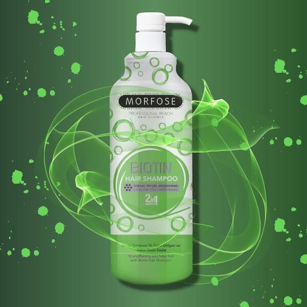 Morfose Biotin Şampuan Yeşil 1000 ml