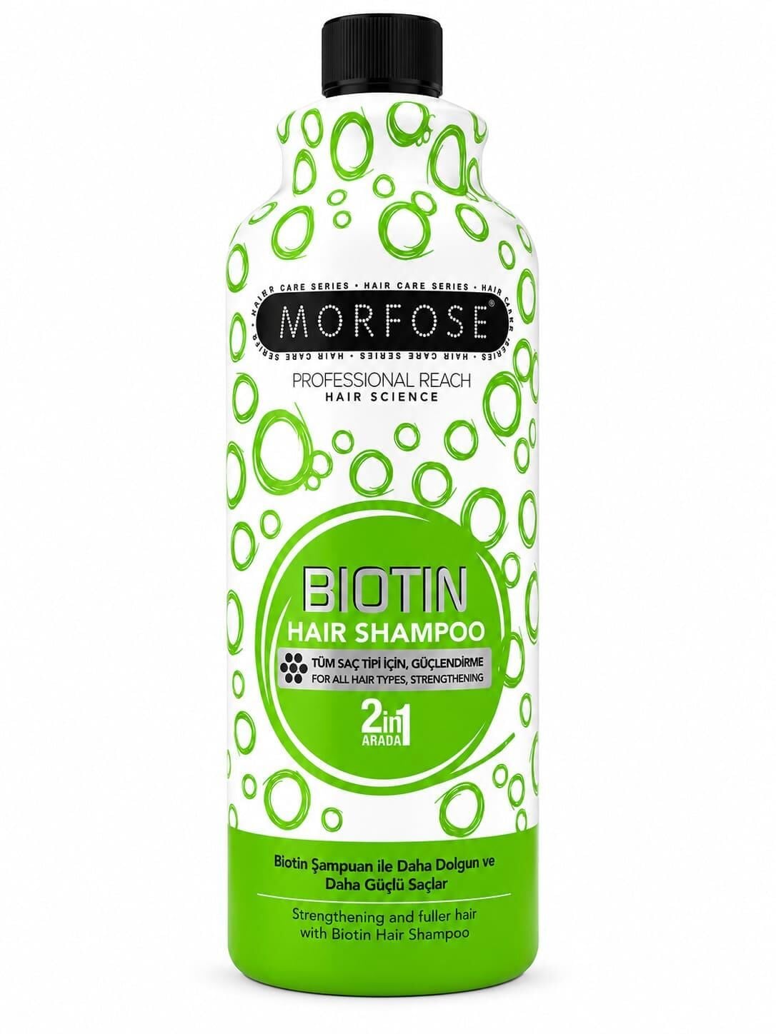 Morfose Biotin Şampuan Yeşil 1000 ml