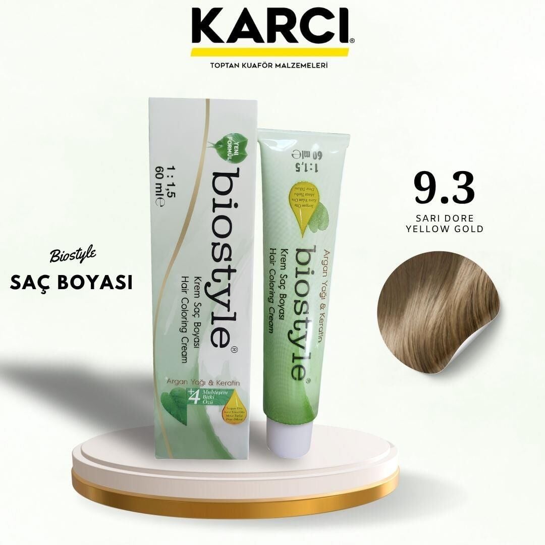 BİOSTYLE TÜP BOYA 9.3 SARI DORE