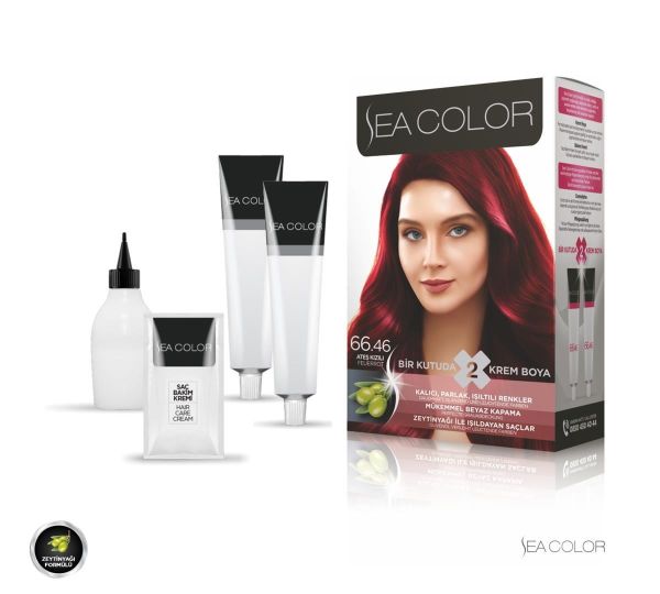 Sea Color Set Saç Boyası 66.46 Ateş Kızılı