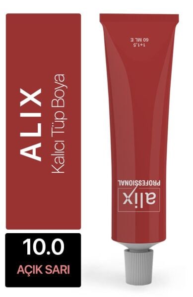 Alix Tüp Saç Boyası 10.0 Açık Sarı 60 ml