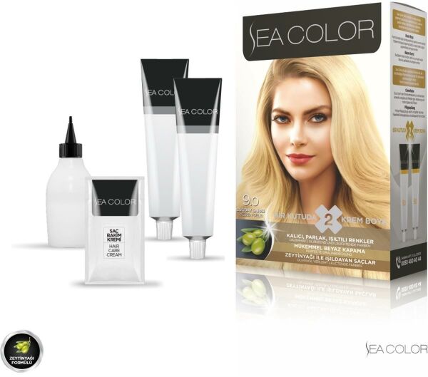 Sea Color Set Saç Boyası 9.0 Buğday Sarısı
