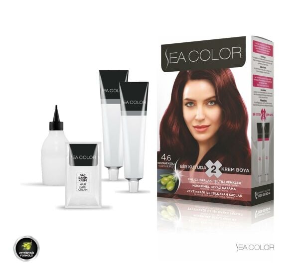 Sea Color Set Saç Boyası 4.6 Kestane Kızılı