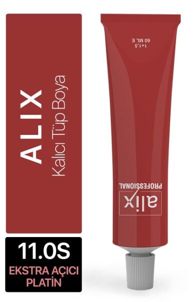 Alix Tüp Saç Boyası 11.0S Ekstra Açıcı Platin 60 ml