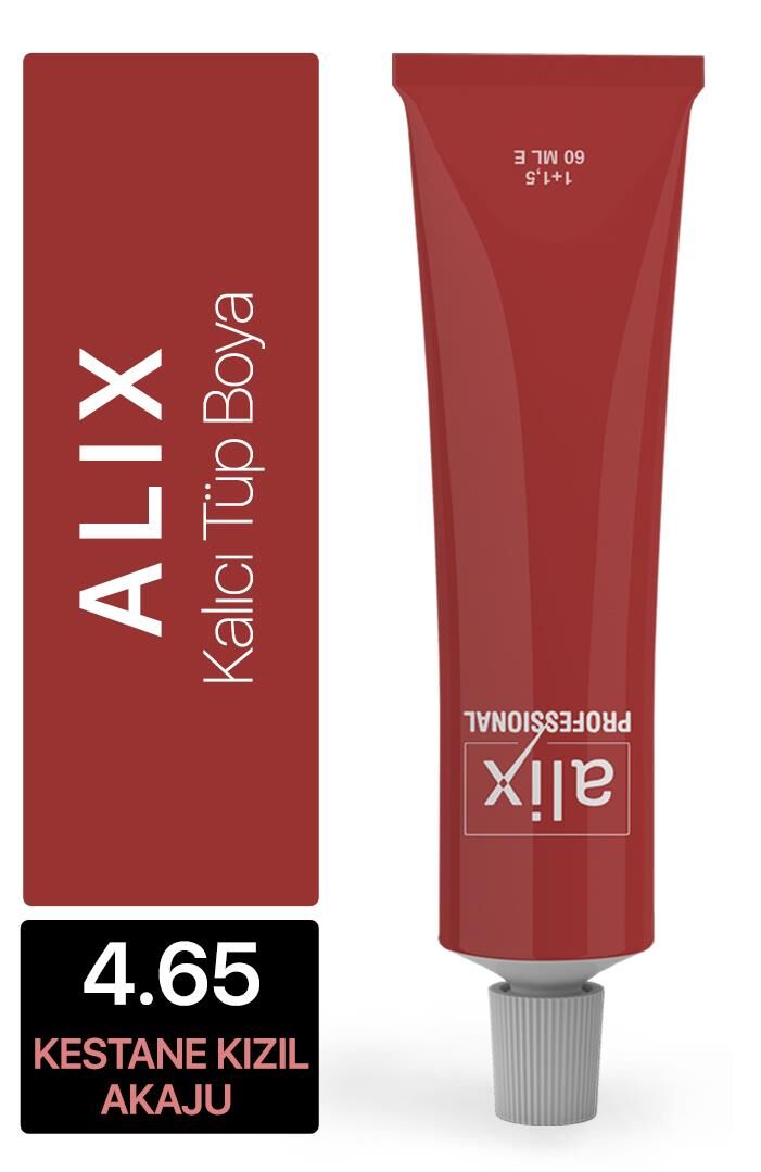 Alix Tüp Saç Boyası 4.65 Kestane Kızıl Akaju 60 ml