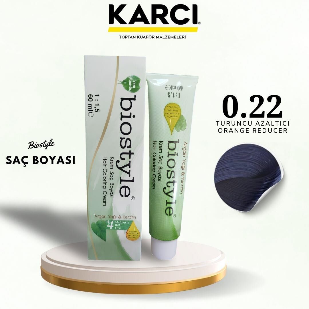 BİOSTYLE TÜP BOYA 0.22 TURUNCU AZALTICI
