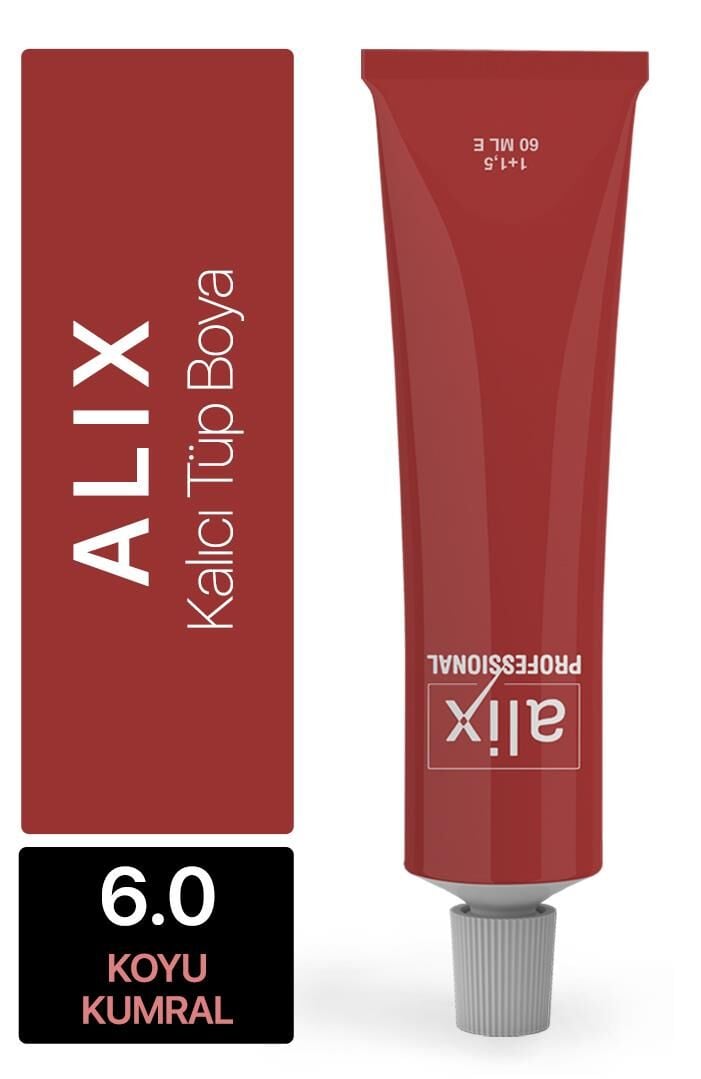 Alix Tüp Saç Boyası 6.0 Koyu Kumral 60 ml
