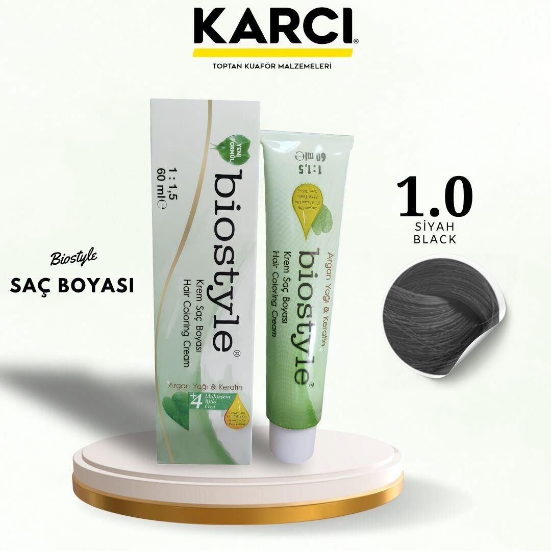 BİOSTYLE TÜP BOYA 1.0 SİYAH