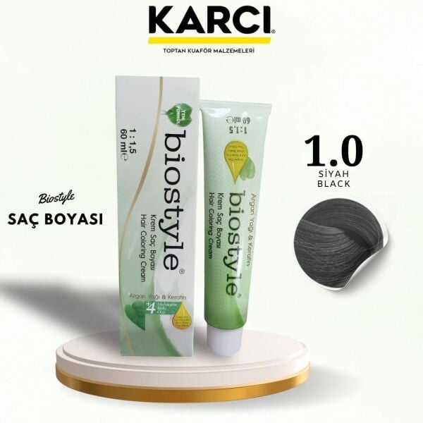 BİOSTYLE TÜP BOYA 1.0 SİYAH
