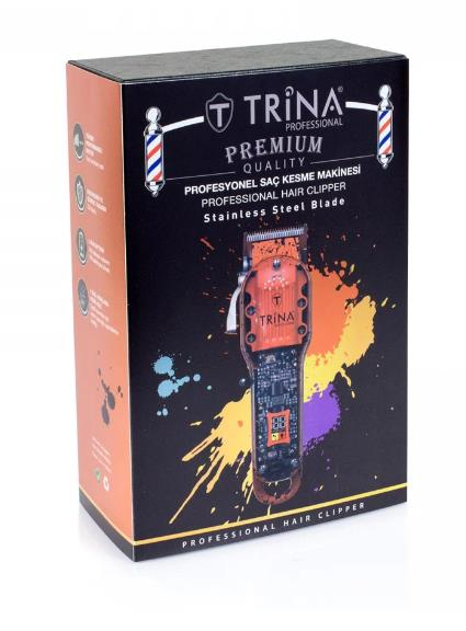 Trina Profesyonel Saç Kesme Makinesi 0055 Kırmızı