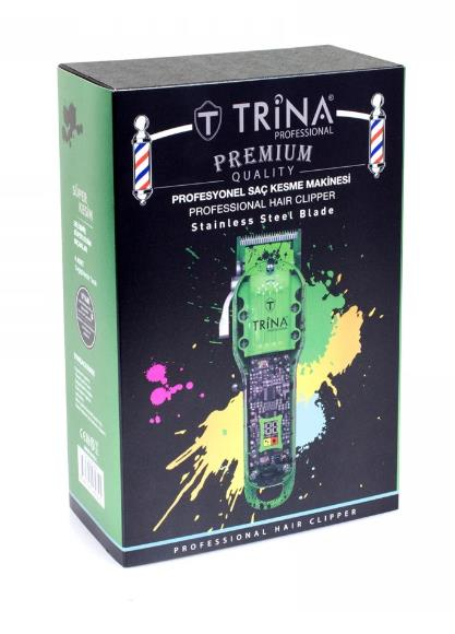 Trina Profesyonel Saç Kesme Makinesi 0055 Yeşil