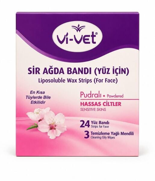 ViVet Sir Ağda Bandı Yüz İçin 24 Adet