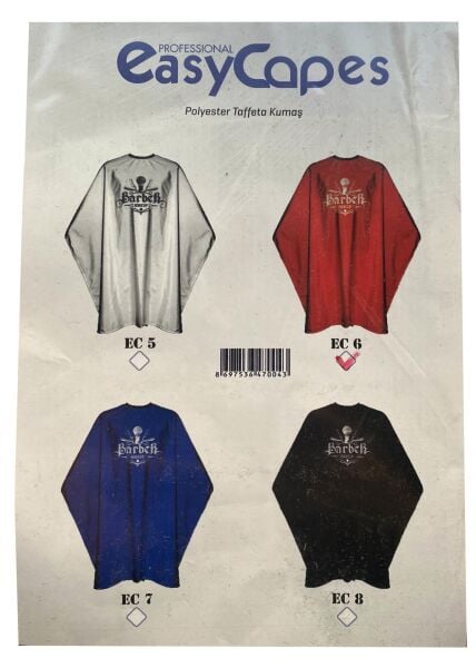 Kuatek Easy Capes Polyester Düz Kuaför Penuar