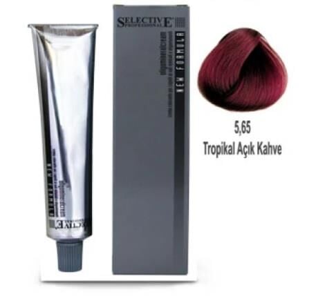 Selective Professional Tüp Saç Boyası 5.65 Tropikal Açık Kahve 60 ml