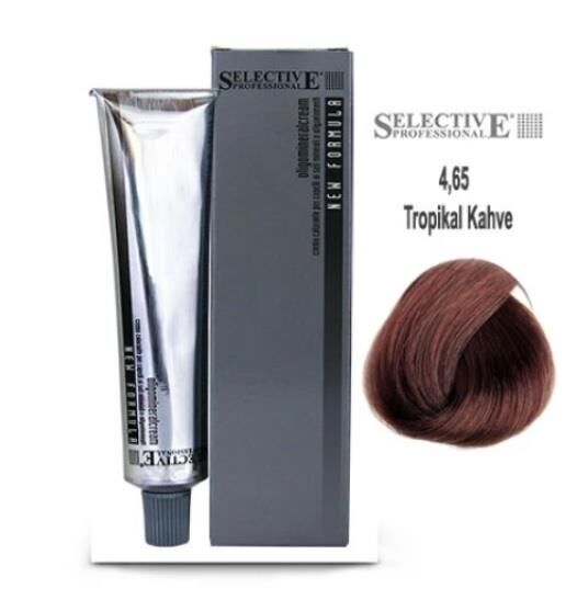Selective Professional Tüp Saç Boyası 4.65 Tropikal Kahve 60 ml